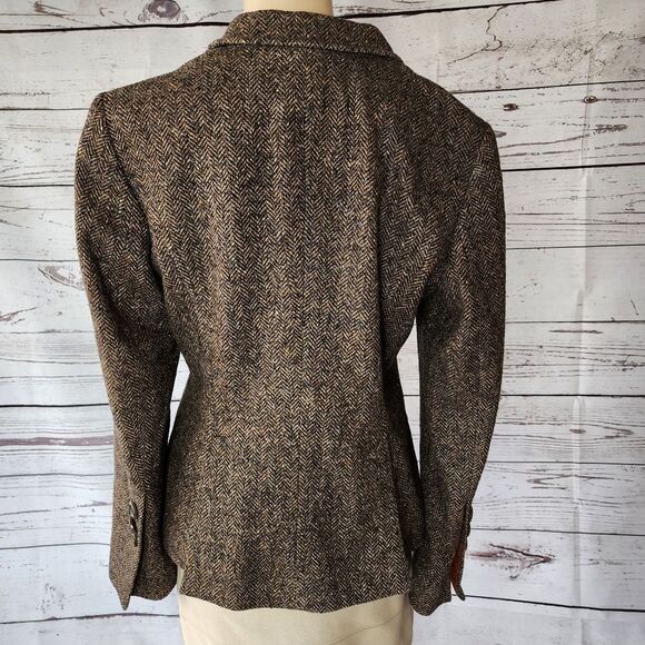 Rena Lange Brown Blazer Jacket Small - Picture 2 of 4